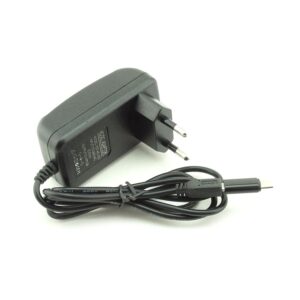 Ładowarka sieciowa micro USB 5V 2A z przejściówką USB-C (wtyk)