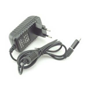 Ładowarka sieciowa micro USB 3 A z przejściówką USB-C (wtyk)