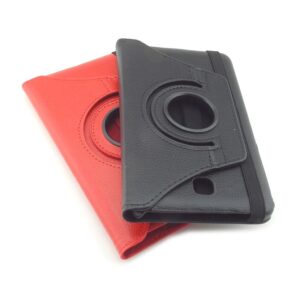 Dedykowane etui do tabletu Samsung Galaxy Tab 4 7.0 (T230) – czerwone lub czarne, obrotowe, dopasowane