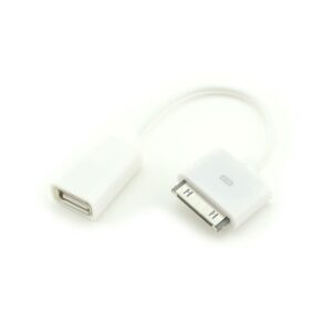 Przejściówka na kablu – adapter: wtyk Apple iPad 1, 2, 3 - gniazdo USB