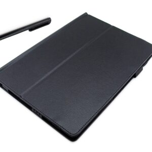 CZARNE etui książkowe na tablet Lenovo Miix 310 10.1 cala z możliwością włożenia z klawiaturą