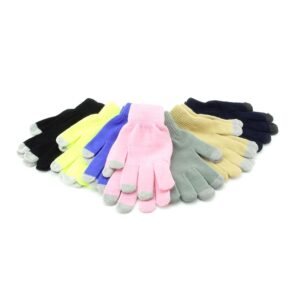 Rękawiczki do tabletów, smartfonów, ekranów dotykowych – kolory