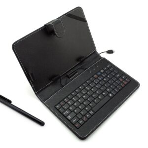 Etui z klawiaturą USB do tabletu 7-calowego | pokrowiec na tablet Kiano, GoClever, Tracer, Yarvik, Lark i inne