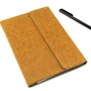 BRĄZOWE etui książkowe na tablet Lenovo Yoga Book 10.1 z możliwością włożenia z klawiaturą