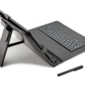 Etui z klawiaturą USB do tabletu 9,7-calowego - pokrowiec na tablet Kiano Pro 10 Dual, GoClever, Tracer, Yarvik