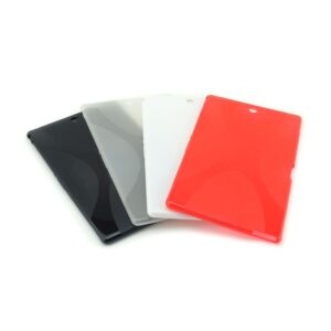 Dedykowane, silikonowe etui (plecki) do tabletu Sony Xperia Z3 Compact 8 (SGP621/SGP641) – czarne, dopasowane