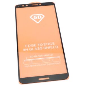 Zaokrąglone szkło hartowane 3D do telefonu Huawei Y7 Prime (2017) (TRT-L53, TRT-L21A) , w dobrej cenie, 9H, tempered glass