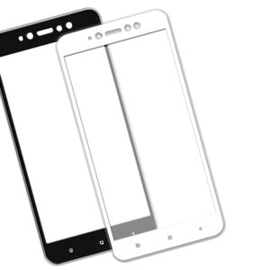 Zaokrąglone szkło hartowane 3D do telefonu Xiaomi Redmi Y1 lite - dobra cena, 9h, tempered glass