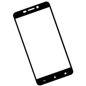Zaokrąglone szkło hartowane 3D do telefonu Asus ZenFone 3 Laser ZC551KL - kolor CZARNY, tempered glass, curved, 9H