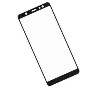 Zaokrąglone szkło hartowane 3D do telefonu Samsung Galaxy A9 Star Lite SM-A6050 - kolor CZARNY