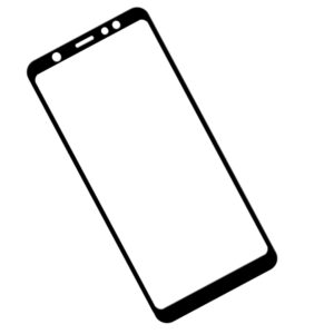Zaokrąglone szkło hartowane 3D do telefonu Samsung Galaxy A6+ SM-A605F, SM-A605G - kolor CZARNY