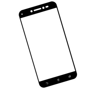 Zaokrąglone szkło hartowane 3D do telefonu Asus ZenFone Live ZB501KL - tempered glass, curved, 9H