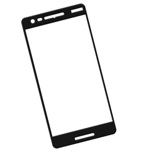 Zaokrąglone szkło hartowane 3D do telefonu Nokia 2.1 - kolor CZARNY