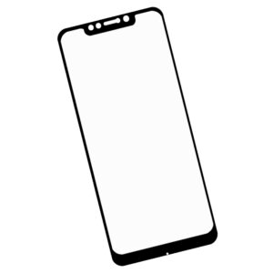 Zaokrąglone szkło hartowane 3D do telefonu Xiaomi Pocophone F1 Poco F1, M1805E10A (2018) - kolor CZARNY
