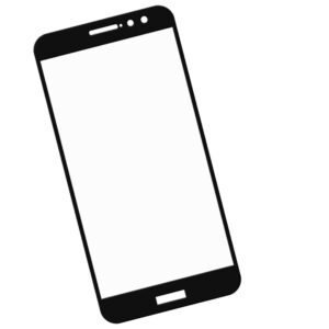 Zaokrąglone szkło hartowane 3D do telefonu Huawei Maimang 5 MLA-AL10, Milan - kolor CZARNY