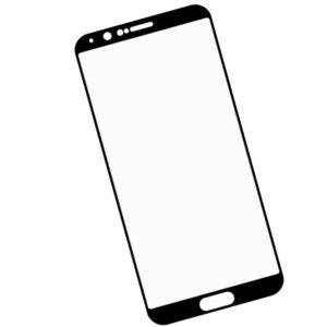 Zaokrąglone szkło hartowane 3D do telefonu Huawei Honor V10 BKL-AL00 - kolor CZARNY, w dobrej cenie, tempered glass, 9h