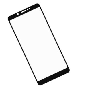 Zaokrąglone szkło hartowane 3D do telefonu ZTE Nubia V18 - kolor CZARNY - tempered glass