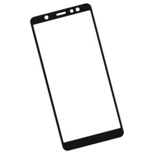 Zaokrąglone szkło hartowane 3D do telefonu Samsung Galaxy A6 2018 - kolor CZARNY