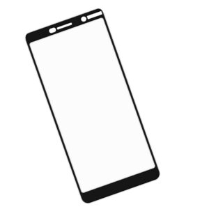 Zaokrąglone szkło hartowane 3D do telefonu Nokia 7 Plus TA-1055 - kolor CZARNY
