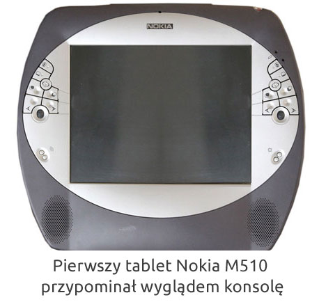 Pierwszy tablet - Nokia M510 pierwszy tablet Nokia m510