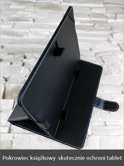 Pokrowiec książkowy dla ochrony tabletu Pokrowiec książkowy dla ochrony tabletu